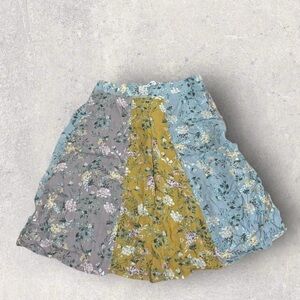 Natural life floral skirt